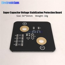 슈퍼캐패시터 슈퍼 패럿 커패시터 전압 안정화 보호 보드 레귤레이터 밸런스 2.8V 3000F 5.4x5.4cm, 1개