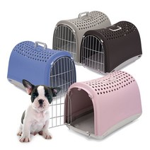 아이맥 강아지 고양이 이동장 리누스 캐리어 켄넬 N80491, MARRONE