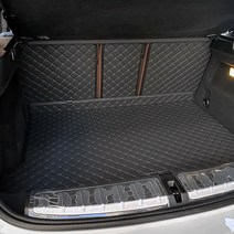 카프트 BMW X2 18d 20i M35i 트렁크매트 프리미엄 가죽 퀄팅 차박, 브라운, 분리형