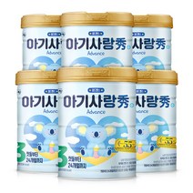 뉴 아기사랑 수 어드밴스 분유 3단계 750g, 6개