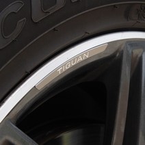 엠에스지샾 더뉴 티구안 올스페이스 휠 포인트 간지 몰딩 엣지 엠블럼, 카본 4P, 4개