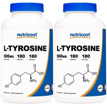 뉴트리코스트 L-티로신 500mg 캡슐 글루텐 프리, 180개입, 2개, 180정