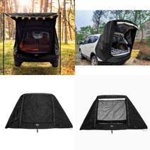요비월드 트렁크텐트 블랙 차량도킹텐트 SUV트렁크텐트 티볼리차박