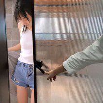 모루 유리 필름 시트지 욕실 샤워부스 창문 시선 차단 가게 쇼윈도 접착, 타입 D90x200cm