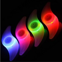 현hmvy_휠LED라이트 건전지 자전거 부매랑 매랑 휴대용 LED 자전거용♥sngr1, ♥sngr1레드