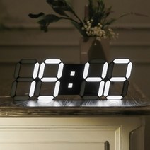 플라이토 삼성전구 무드 LED 벽시계 인테리어 예쁜 시계 탁상시계 38CM