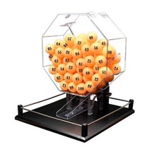 경품 행사용 번호 추첨기 룰렛 행사 돌리 게임 추첨, 블랙 L - 컬러볼
