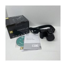 니콘 쿨픽스 L105 12.1MP 15X 줌 디지털 카메라 - 검은색 *GOOD/테스트 완료*