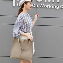 4ALL 4컬러 빅사이즈 스퀘어 캐주얼 크로스가방 데일리 가죽숄더가방 TFA501