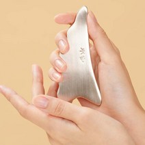놋반 안성방짜유기 나뭇잎괄사 얼굴 승모근 바디마사지 유기괄사, one color