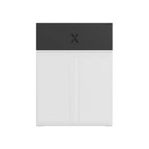 미니 가습기 무소음 무드등 usb, 그레이-280ML