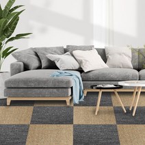 타일카페트 50X50cm 1장/조각 데코매트 실내바닥 시공 _ 10069EA, 쿠팡 마이쇼핑 딥그레이 1장