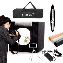 포토부스 촬영용턴테이블 포토박스 뒷배경 유튜브장비 Cy 6060cm led 사진 스튜디오 라이트 텐트 softbox 촬영 라이트 텐트 소프트 박스 + 휴대용 가방 + 보석 대한, 한개옵션0