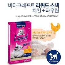 간식list 비타 리퀴드 스낵 치킨+타우린 1팩 (15gx6p), 1