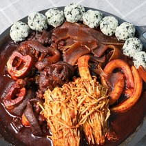 (주)성진한우 한우우족찜 캠핑음식 밀키트 간편 술안주 매운 우족찜 650g, 매운 우족찜1팩(650g)