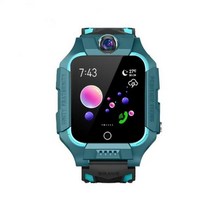 Aubess Q19 아이 스마트워치 SOS 카메라 Smartwatch 전화 음성 게임 손전등 알람 시계 원격 모니터 2 그램, 01 green Life WP