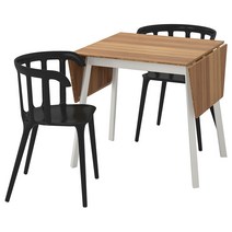 이케아 IKEA PS 2012 이케아 피에스 / 테이블+의자2 - 대나무/블랙 74 cm