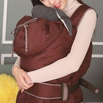 N2 패딩포대기 겨울 아기덮개 아기워머 아기띠 1P, 블랙