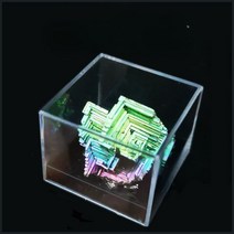 비스무트 장식품 광물 아우라 수정 인테리어 표본, X