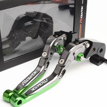 가와사키 닌자650 17-21년 핸들 브레이크 클러치 레버, 티타늄 그린