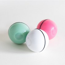 HBorui 스마트 롤링볼 강아지 고양이 움직이는 자동 장난감, 핑크