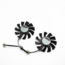 75MM GA81S2U GA81O2U GTX970 쿨러 팬 교체 ZOTAC GTX 660Ti 650Ti 부스트 GTX 970 그래픽 카드 냉각, Original 2PCS 옵션