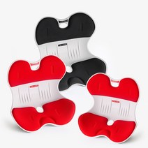 [바른자세 치트키] 최대79%특가! 로이첸 체어 2+1 자세교정의자 허리보호의자 바른자세교정의자 남성:블랙 여성:레드, [2+1]남성용3EA