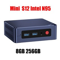 Beelink 미니 PC 게이머 인텔 셀러론 N5095 S12 12 세대 N95 N100 윈도우 11 DDR4 8GB 256GB SSD egpuBeelink egpu, N95 8GB 256GB, CHINA, 미국, 22.N95 8GB 256GB+미국