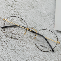 가벼운 7g 국산 수제 남자 여자 베타 티타늄 동글이 안경테