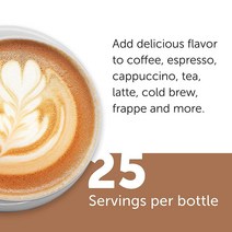 미국직구 조던의 스키니 시럽 케토 바닐라 빈 커피 시럽 무첨가 MCT 오일 25.4온스 음료 향료 및 혼합물(2팩), 수량, 상세참조