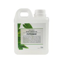 하이원테크 바디 아로마 오일 1L 페파민트향 바디오일, 1개