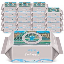 페넬로페 본보야지 루브르 저자극 아기물티슈 캡형, 20팩, 70매