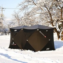 크리스탈 큐브 트윈 원터치 텐트, 크리스탈트윈텐트+반자동아이스앵카팩(4P)