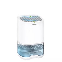 빨개건조기 미니건조기 의류건조기 전기 제습기 수분 흡수 공기 건조기 1000ml 물 탱크 공기 홈 제습기 지하실 욕실 옷장, 하얀, 영국 플러그