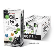 파스퇴르 쾌변두유 검은콩, 4560ml, 3개