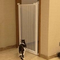 [kirahosi]고양이 방묘문 방묘창 베란다 견문 고양이문 안전문, 높이 130cm_해당 너비 61-65cm, 높이 130cm_해당 너비 61-65cm