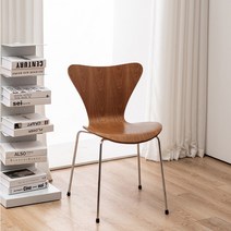 로얄다이아 비올라세븐체어 엔틱 원목체어 미드센추리 모던 빈티지 뉴트로 포인트 체어 인테리어의자, 브라운 - 비올라세븐체어, 1개