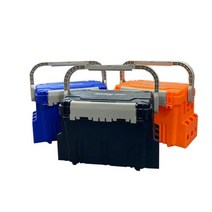 BUyuS루어 케이스 로드스탠드 5000 호환 태클박스 로드거치대 20리터 다이와 SJ 메이호굿딜 브이숍, 태클박스 오렌지