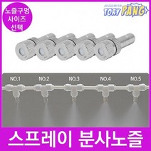 물 포그 스프레이 분사 미스트 안개 노즐 1개온도강하, 분사노즐 0.5mm 1개