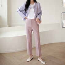 최강스판 봄 밴딩 여성 슬랙스 빅사이즈 슬림 일자 정장바지