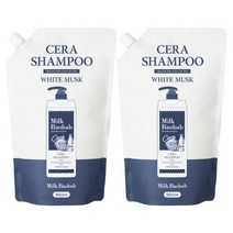 밀크바오밥 세라 샴푸 리필 960ml 화이트머스크 x2개, 밀크바오밥 세라 샴푸 리필 960m