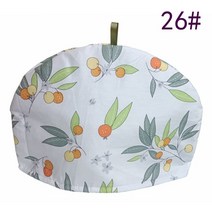 티코지 편안한 코튼 프린트 가정용 찻주전자 단열 주방 먼지 1pc, 9.26, 1개