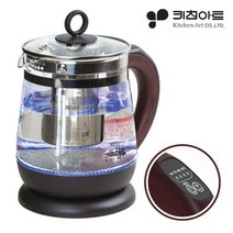 라팔 버건디 티포트 전기포트 전기 주전자 보온포트, 라팔 글라스 티포트 1.5 버건디