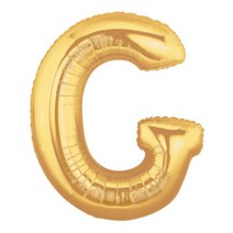 제이벌룬 알파벳 숫자 파티은박풍선 골드[대], G