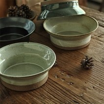 김학영도자기 아끼다 Y멀티볼 덮밥 면기 샐러드볼, 펄블랙