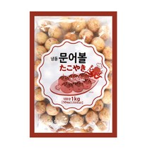 냉동 타코야끼 50개, 4팩, 1kg