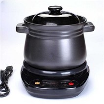 홍삼중탕기 약탕기 달이는기계 티포트 제조기 한약, 3L 수프 냄비 B형 + 베이스
