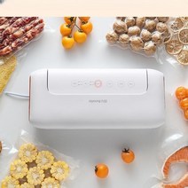 깔끔 화이트 초강력 밀봉 무선 진공 포장기 가정용 배달 수비드 자동 버튼 간편살림, 프리미엄진공포장기 -【진공백 10종 세트】
