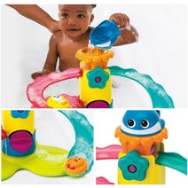 Bkids 목욕 욕실 물 붓는 워터파크 미끄럼틀 놀이 장난감 조카 교구