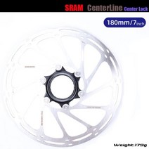 자전거 수리 부품 SRAM센터라인 디스크 브레이크 로터센터 락 200mm 180mm 160mm 140mm센터라인 디스크 로터잠금 링 미포함, CL 180mm 1PCS, CHINA